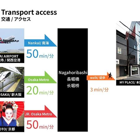 Ferienwohnung Sitsurae Osaka Shinsaibashi Exterior foto